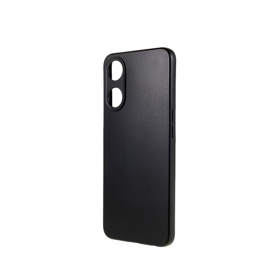 Silicone Case with Camera Shield for Oppo A58 5g Black